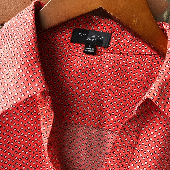 The Limited “Ashton” coral shirt dress - Picture 5 of 7